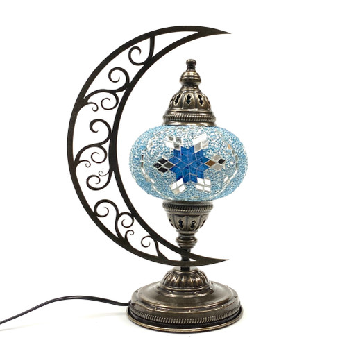Mosaic Moon Over Paradise Table Lamp MB3 Mosaic Moon Over Paradise Table Lamp MB3