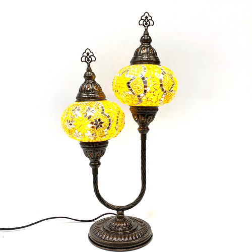 Double Mb3 Horseshoe Mosaic Lamp Double Mb3 Horseshoe Mosaic Lamp