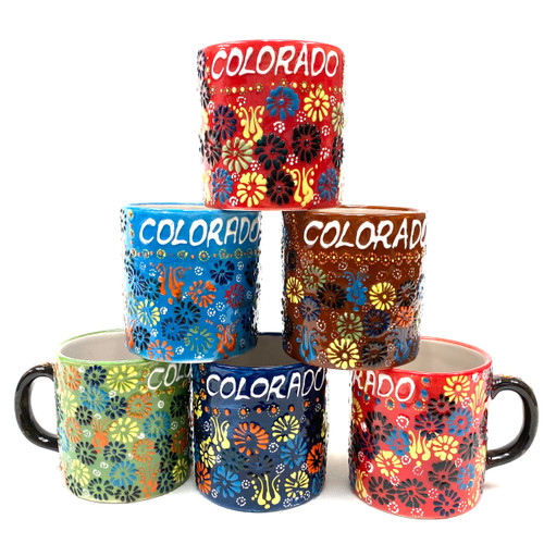 Fireworks Over Colorado Ceramic Coffee Mug Assorted Colors 3.5" 1 Count Fireworks Over Colorado Ceramic Coffee Mug Assorted Colors 3.5" 1 Count