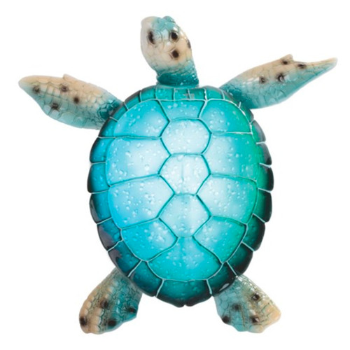 Glowing Shell Sea Turtle LED AA Battery Light 11"W Glowing Shell Sea Turtle LED AA Battery Light 11"W