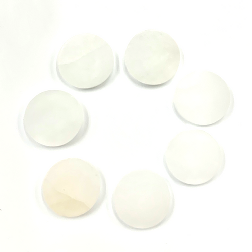 Small 7cm Selenite Cleansing Disc - Customized