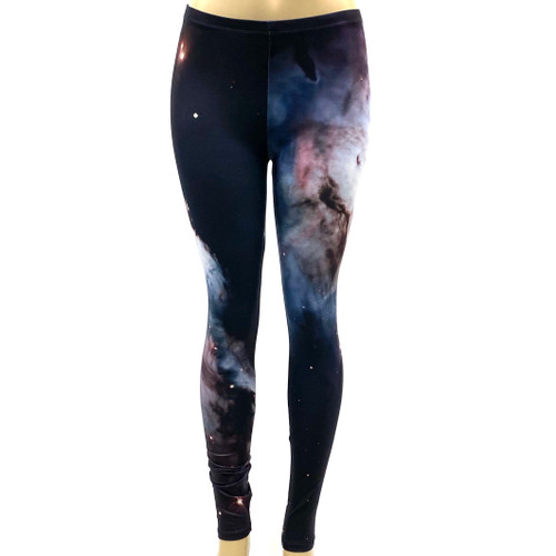 Grey Star Clouds Space Pants Leggings One Size Fits Most Grey Star Clouds Space Pants Leggings One Size Fits Most