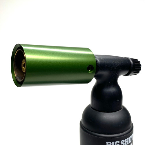 Military Green Turbo Metal Nozzle Guard for Blazer Big Shot / Big Buddy Butane Torches Puffr Exclusive