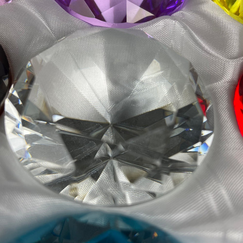 Fun Set Of Colorful Glass Diamonds 1.5