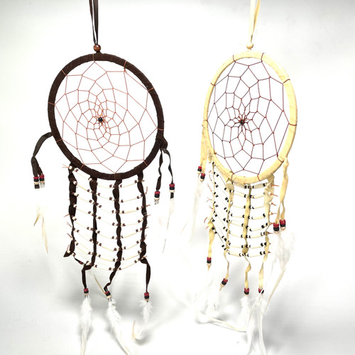 Leather and Bone Chest Dream Catcher 20" x 6.25" Leather and Bone Chest Dream Catcher 20" x 6.25"
