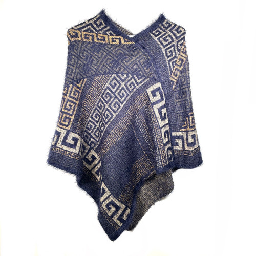 Verano Poncho Soft Knitted 1 Count Assorted Verano Poncho Soft Knitted 1 Count Assorted