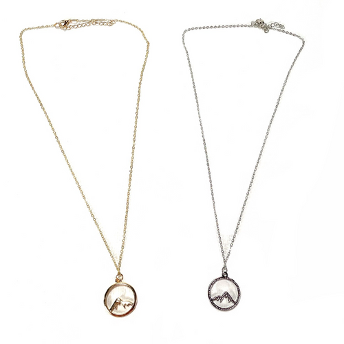 Rocky Mountain Necklace Gold or Silver 1 Count Rocky Mountain Necklace Gold or Silver 1 Count