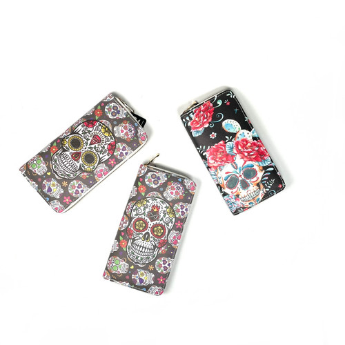 Sugar Skull Candy Wallet 1 Count Assorted Sugar Skull Candy Wallet 1 Count Assorted