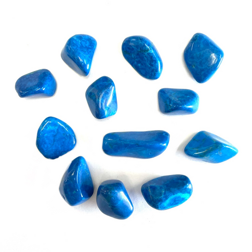 Blue Howlite Tumbled Stone by the Pound Blue Howlite Tumbled Stone by the Pound