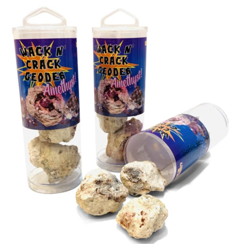 Amethyst Wack & Crack Geode Tube Kit Short Amethyst Wack & Crack Geode Tube Kit Short