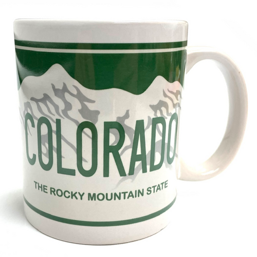 Colorado License Plate Mug Souvenir