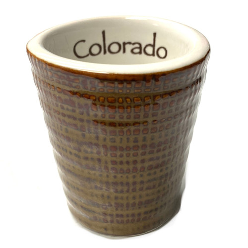 Colorado Mesa Verde Brown Shot Glass Colorado Mesa Verde Brown Shot Glass