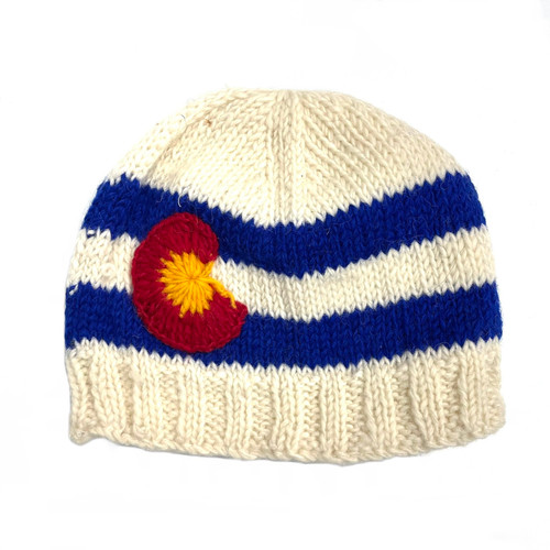 Wool Colorado Beanie Hand Made Nepal