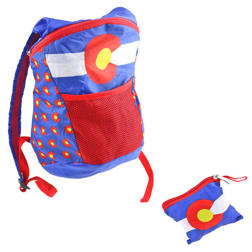 Colorado Mini Pocked Backpack Fold Up Pouch Colorado Mini Pocked Backpack Fold Up Pouch