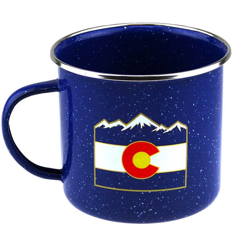 Colorado Mountain Enamel Glad Mug 24oz Colorado Mountain Enamel Glad Mug 24oz