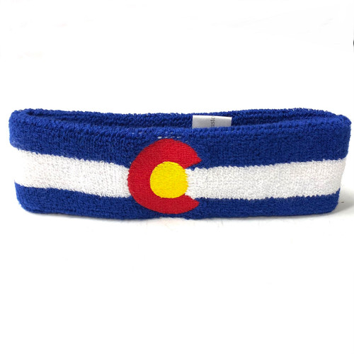 Colorado Flag Stretchy Headband 1 Count Colorado Flag Stretchy Headband 1 Count