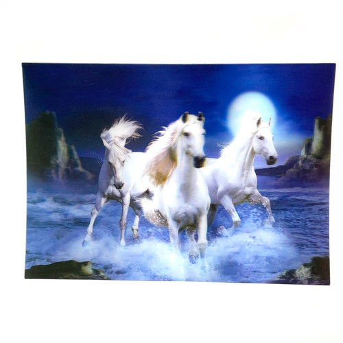 The Pale Riders 3D Moving Picture Lenticular Art 11.5" x 15.5"