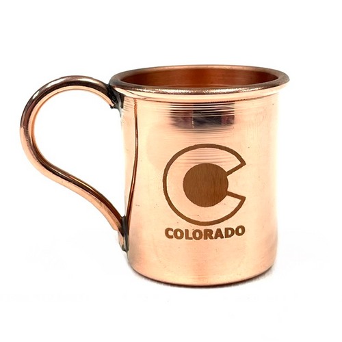 Colorado  Solid Copper Moscow Mule Mini Shot 1oz Colorado  Solid Copper Moscow Mule Mini Shot 1oz