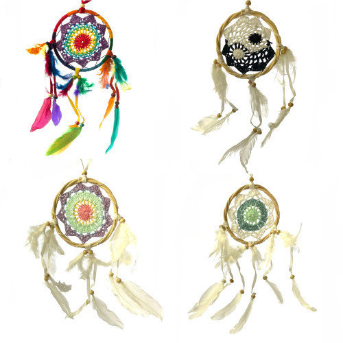 4" Asymmetric Dream Catcher Wide Assortment 1 Count 4" Asymmetric Dream Catcher Wide Assortment 1 Count
