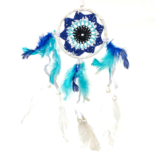 Small Evil Eye Dream Catcher Lucky Eye 3" Small Evil Eye Dream Catcher Lucky Eye 3"