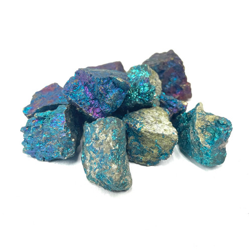 Acid Treated Chalcopyrite Gravel .5"+- by the Pound Acid Treated Chalcopyrite Gravel .5"+- by the Pound