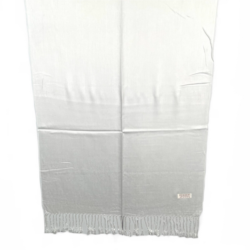 Plain White Canvas Pashmina Scarf Plain White Canvas Pashmina Scarf