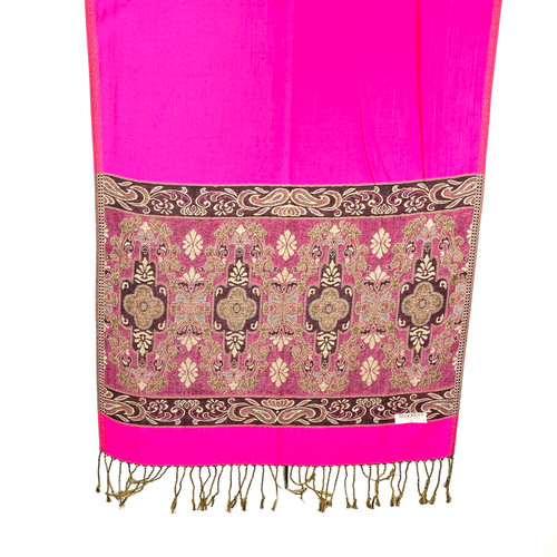 Pink Apollo Paisley Pashmina Scarf Pink Apollo Paisley Pashmina Scarf