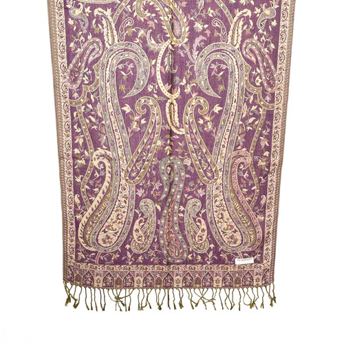Purple Royal Paisley Pashmina Scarf Purple Royal Paisley Pashmina Scarf