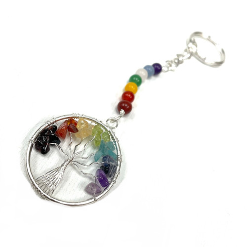 Silver Tree of Life Keychain Silver Tree of Life Keychain