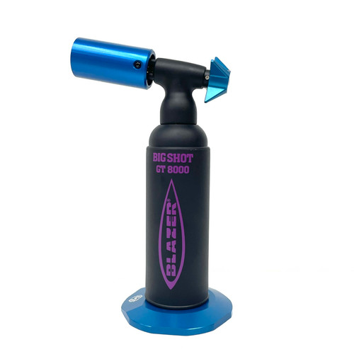 Denim Blue Full Set Turbo Guard Cover (Base, Knob & Nozzle) - Blazer Bigshot Torch Not Included Denim Blue Full Set Turbo Guard Cover (Base, Knob & Nozzle) - Blazer Bigshot Torch Not Included