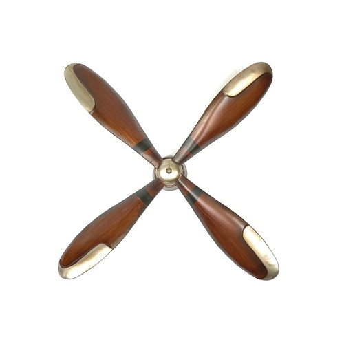 Quad Airplane Propeller Wall Decor 32" Wide