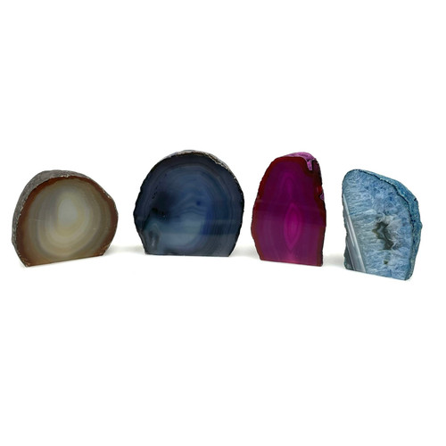 Agate End Cut Base 3-4" 1 Count Assorted Agate End Cut Base 3-4" 1 Count Assorted