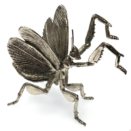 Praying Mantis Pewter Figurine 4" Praying Mantis Pewter Figurine 4"