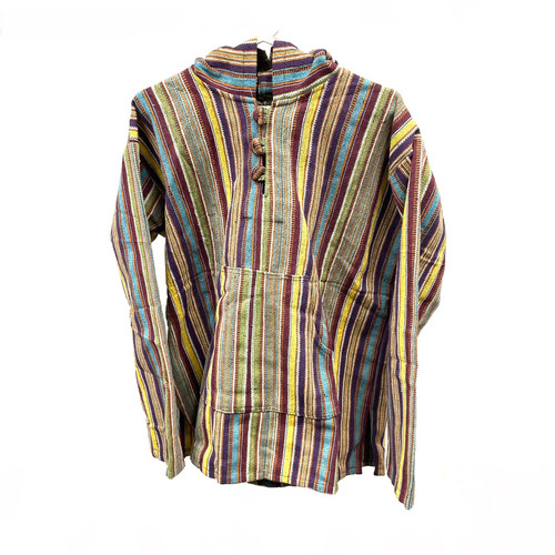 Baja Button Jacket Multi Line Baja Button Jacket Multi Line