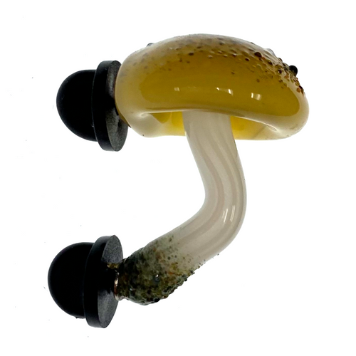Magic Mushroom Hat Pin Brooch Hand Blown Glass USA Made 1 Count Assorted Magic Mushroom Hat Pin Brooch Hand Blown Glass USA Made 1 Count Assorted