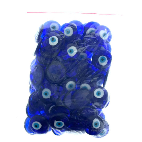 100 Pack 3cm Evil Eye Glass Beads 100 Pack 3cm Evil Eye Glass Beads