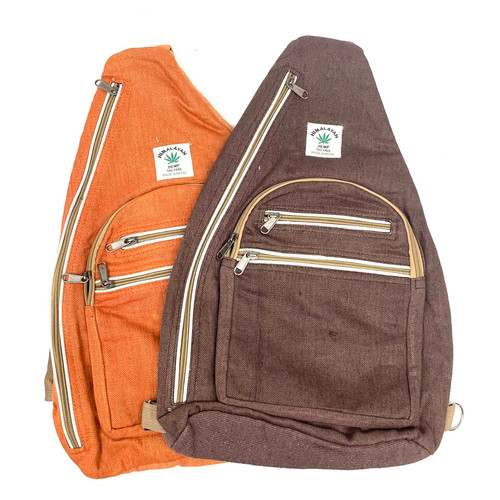 Sturdy Cotton Hemp Cross Side Bag Assorted Colors Sturdy Cotton Hemp Cross Side Bag Assorted Colors