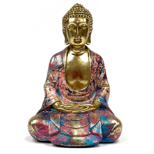 Praying Buddha Poly Statue 8"x12" Praying Buddha Poly Statue 8"x12"