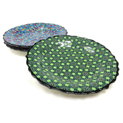 Turkish Porcelain Plate 30cm 11.87" 1 Assorted Turkish Porcelain Plate 30cm 11.87" 1 Assorted