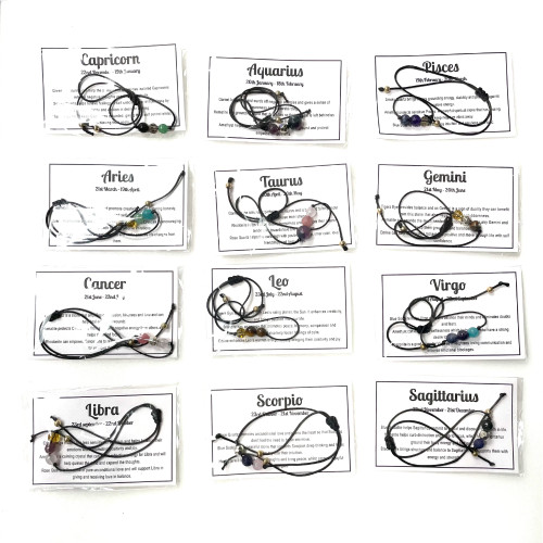 Zodiac Freindship Bracelets 1 Count Assorted Zodiac Freindship Bracelets 1 Count Assorted