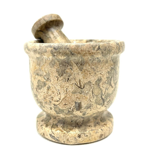 Coral Fossil Mortar and Pestle 2.5" Coral Fossil Mortar and Pestle 2.5"
