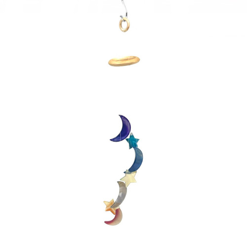 Mobile Chime Agate Chakra Stars 27" Mobile Chime Agate Chakra Stars 27"