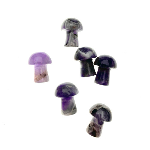 Mushroom Carving Amethyst .75" Mushroom Carving Amethyst .75"