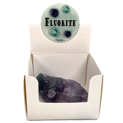 Fluorite Pieces in Display Box 1 Count Fluorite Pieces in Display Box 1 Count