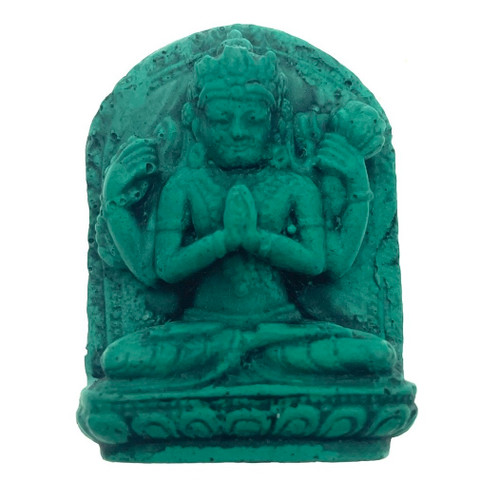 Chenrezig Increase Compassion Turquoise Powder Figurine 1.5"-1.75" Chenrezig Increase Compassion Turquoise Powder Figurine 1.5"-1.75"