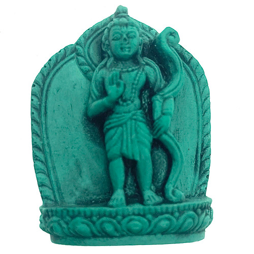 Rama Self Control Turquoise Powder Figurine 1.5"-1.75" Rama Self Control Turquoise Powder Figurine 1.5"-1.75"