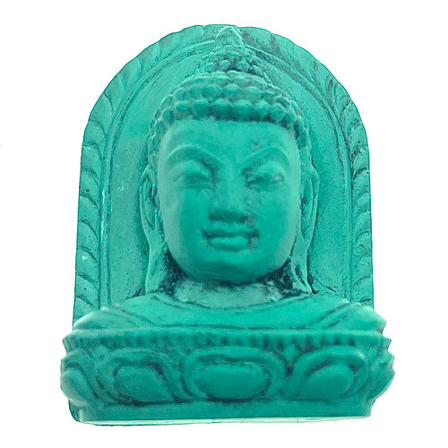 Buddha Head Harmony Turquoise Powder Figurine 1.5"-1.75" Buddha Head Harmony Turquoise Powder Figurine 1.5"-1.75"