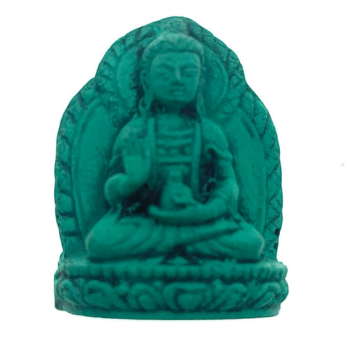 Kwan Tin Mercy Turquoise Powder Figurine 1.5"-1.75" Kwan Tin Mercy Turquoise Powder Figurine 1.5"-1.75"