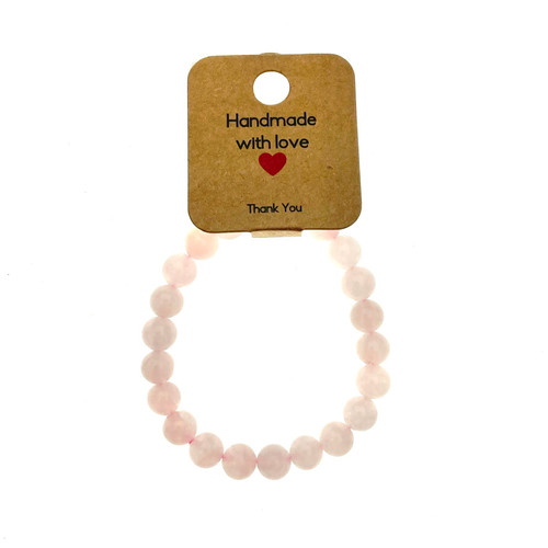 Rose Quartz Bracelet Hand Made Rose Quartz Bracelet Hand Made