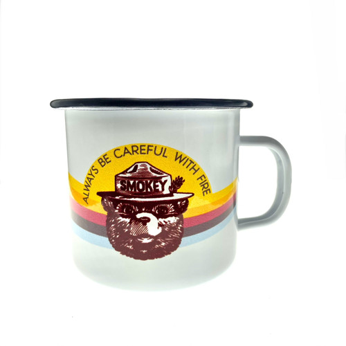 Smokey Bear Retro Metal 12oz Campfire Mug Smokey Bear Retro Metal 12oz Campfire Mug